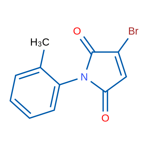3-Bromo-1-(o-tolyl)-1H-pyrrole-2,5-dione 1g