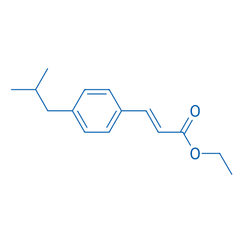 Ethyl 3-(4-Isobutylphenyl)acrylate 1g