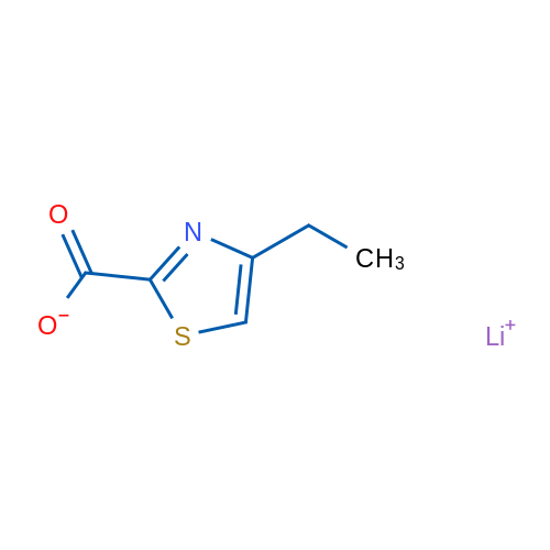 Lithium 4-ethylthiazole-2-carboxylate 1g