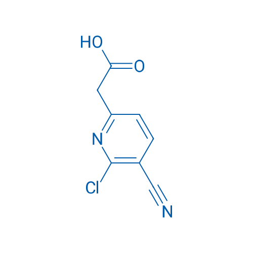 2-(6-Chloro-5-cyanopyridin-2-yl)acetic acid 250mg