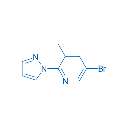 5-Bromo-3-methyl-2-(1H-pyrazol-1-yl)pyridine 1g