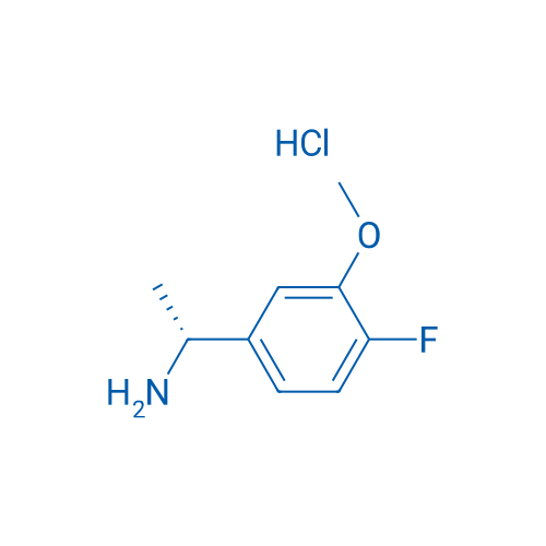 (R)-1-(4-Fluoro-3-methoxyphenyl)ethanamine hydrochloride 250mg
