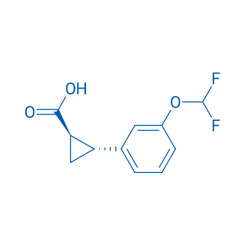 Rel-(1R,2R)-2-(3-(difluoromethoxy)phenyl)cyclopropane-1-carboxylic acid 1g