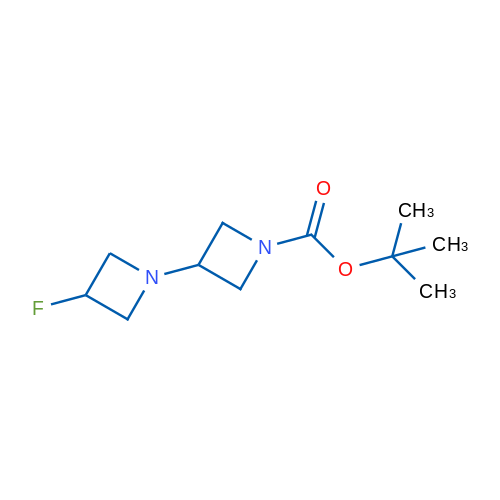 tert-Butyl 3-(3-Fluoroazetidin-1-yl)azetidine-1-carboxylate 250mg