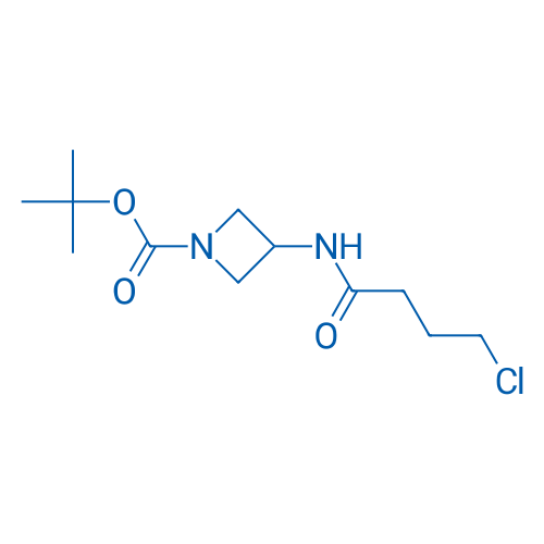 tert-Butyl 3-(4-chlorobutanoylamino)azetidine-1-carboxylate 100mg