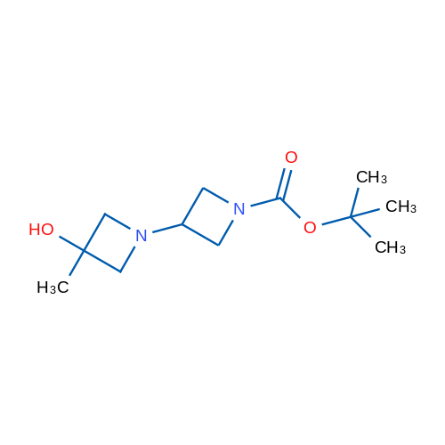 tert-Butyl 3-(3-hydroxy-3-methyl-azetidin-1-yl)azetidine-1-carboxylate 100mg