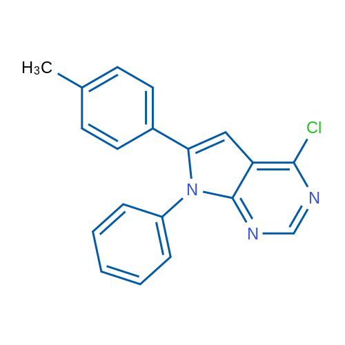 4-Chloro-7-phenyl-6-(p-tolyl)-7H-pyrrolo[2,3-d]pyrimidine 1g