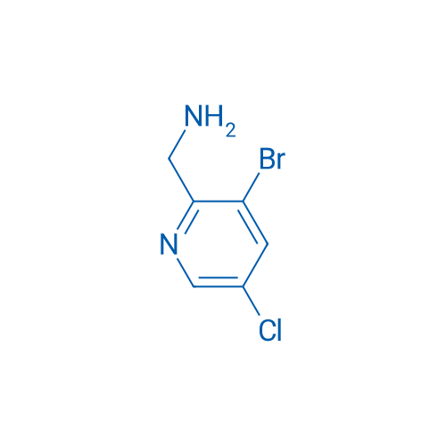 (3-bromo-5-chloropyridin-2-yl)methanamine 100mg