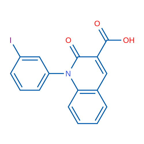 1-(3-Iodophenyl)-2-oxo-1,2-dihydroquinoline-3-carboxylic acid 1g