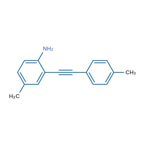 4-Methyl-2-(p-tolylethynyl)aniline 1g