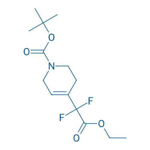 tert-Butyl 4-(2-ethoxy-1,1-difluoro-2-oxoethyl)-5,6-dihydropyridine-1(2H)-carboxylate 100mg