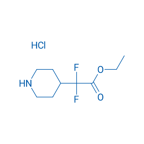 Ethyl 2,2-difluoro-2-(piperidin-4-yl)acetate hydrochloride 1g