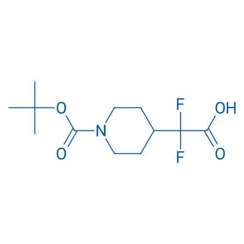 2-{1-[(tert-butoxy)carbonyl]piperidin-4-yl}-2,2-difluoroacetic acid 1g
