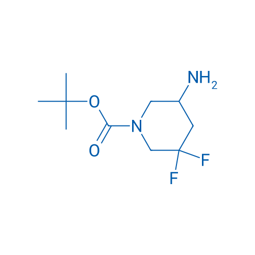tert-Butyl 5-amino-3,3-difluoropiperidine-1-carboxylate 250mg