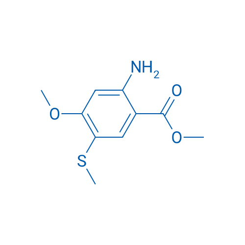 Methyl 2-amino-4-methoxy-5-(methylsulfanyl)benzoate 1g