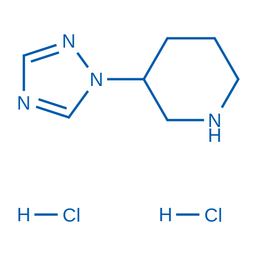 3-(1H-1,2,4-Triazol-1-yl)piperidine dihydrochloride 100mg