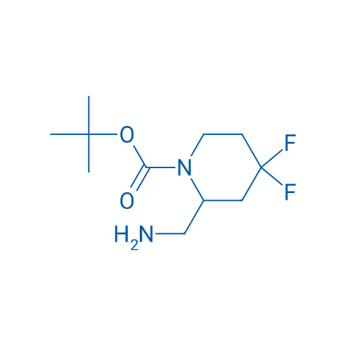 tert-Butyl 2-(aminomethyl)-4,4-difluoropiperidine-1-carboxylate 100mg