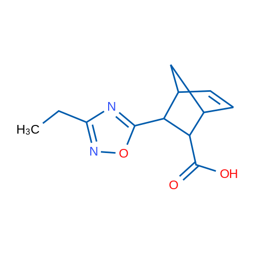 3-(3-Ethyl-1,2,4-oxadiazol-5-yl)bicyclo[2.2.1]hept-5-ene-2-carboxylic acid 1g