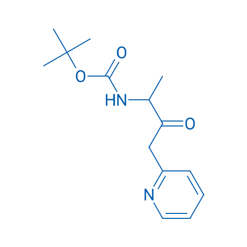tert-Butyl (3-oxo-4-(pyridin-2-yl)butan-2-yl)carbamate 250mg