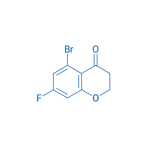 5-Bromo-7-fluorochroman-4-one 250mg