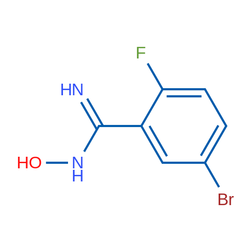 5-Bromo-2-fluoro-N-hydroxybenzimidamide 1g