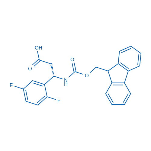 (S)-3-((((9H-Fluoren-9-yl)methoxy)carbonyl)amino)-3-(2,5-difluorophenyl)propanoic acid 50mg
