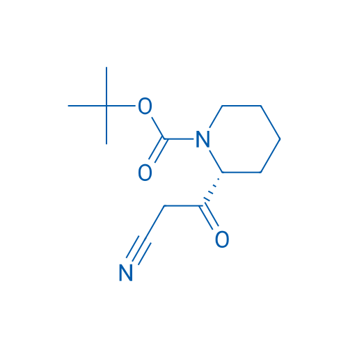 (R)-tert-Butyl 2-(2-cyanoacetyl)piperidine-1-carboxylate 1g