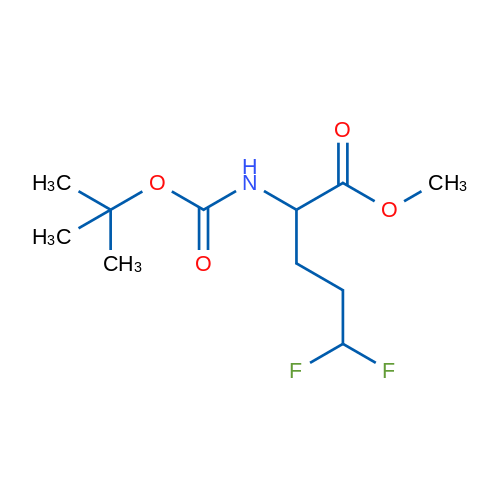 (S)-Methyl 2-((tert-butoxycarbonyl)amino)-5,5-difluoropentanoate 1g