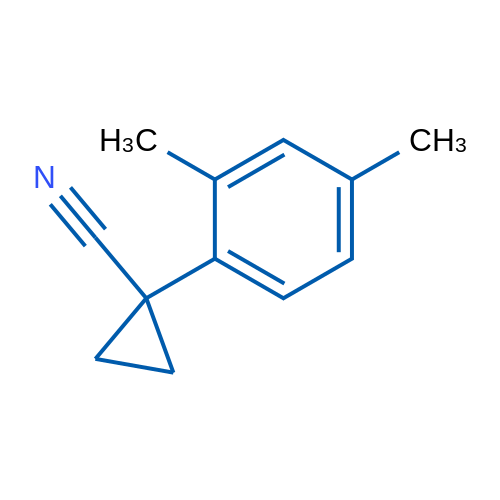 1-(2,4-Dimethylphenyl)cyclopropanecarbonitrile 1g