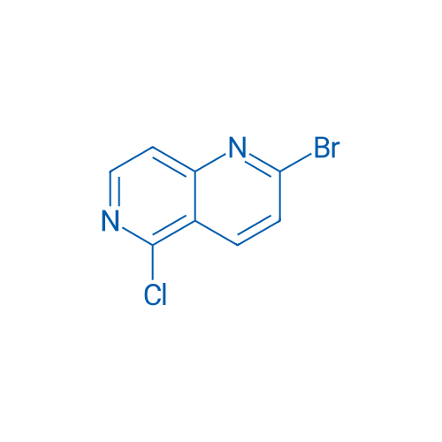 2-Bromo-5-chloro-1,6-naphthyridine 250mg