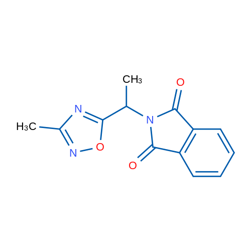 2-(1-(3-Methyl-1,2,4-oxadiazol-5-yl)ethyl)isoindoline-1,3-dione 1g