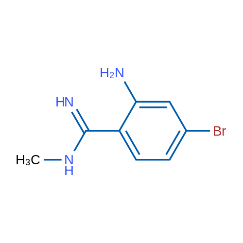 2-Amino-4-bromo-N-methylbenzimidamide 1g