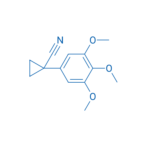 1-(3,4,5-Trimethoxyphenyl)cyclopropane-1-carbonitrile 1g