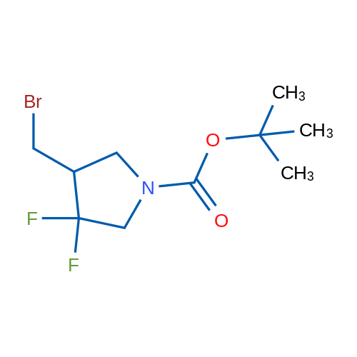 tert-Butyl 4-(bromomethyl)-3,3-difluoropyrrolidine-1-carboxylate 5g