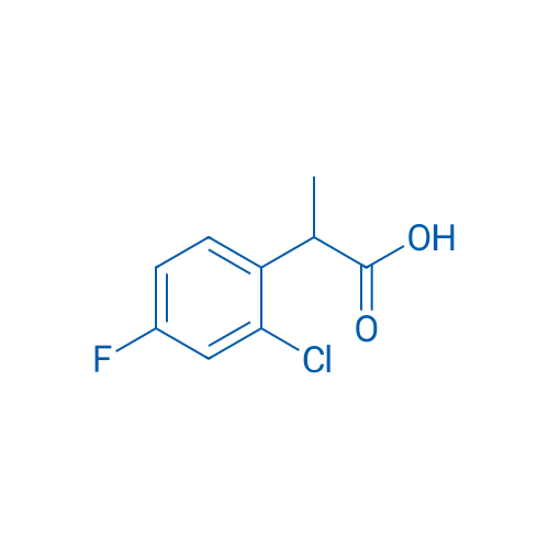 2-(2-Chloro-4-fluorophenyl)propanoic acid 100mg