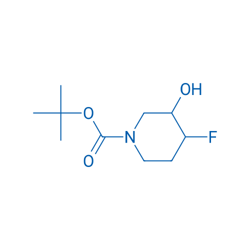 tert-Butyl 4-fluoro-3-hydroxypiperidine-1-carboxylate 250mg