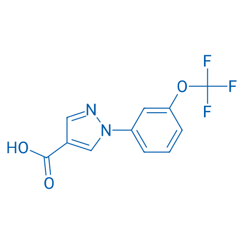 1-(3-(Trifluoromethoxy)phenyl)-1H-pyrazole-4-carboxylic acid 250mg