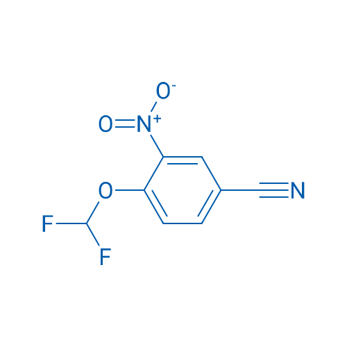 4-(Difluoromethoxy)-3-nitrobenzonitrile 1g