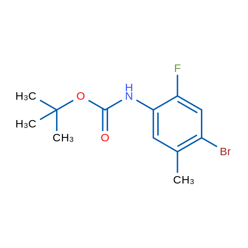 tert-Butyl (4-bromo-2-fluoro-5-methylphenyl)carbamate 1g