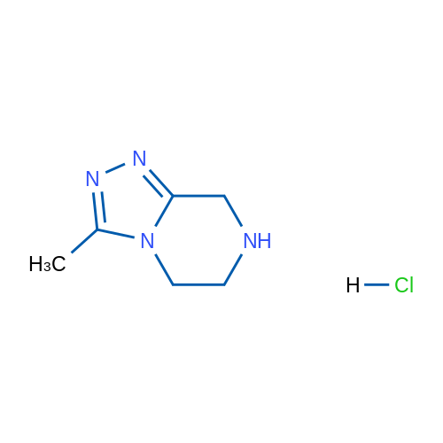 3-Methyl-5,6,7,8-tetrahydro[1,2,4]triazolo[4,3-a]pyrazine hydrochloride 1g
