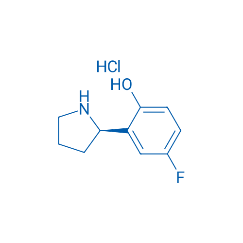 (R)-4-Fluoro-2-(pyrrolidin-2-yl)phenol hydrochloride 250mg