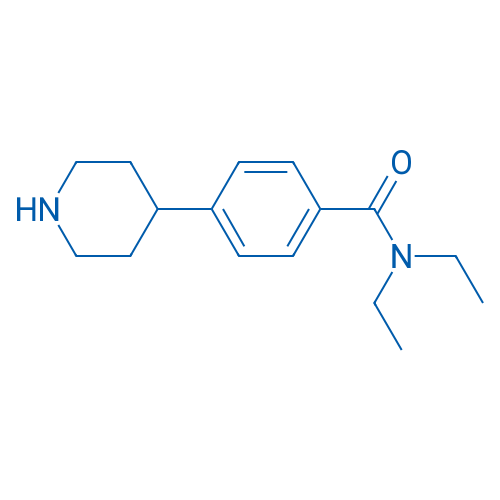 N,N-Diethyl-4-(piperidin-4-yl)benzamide 250mg