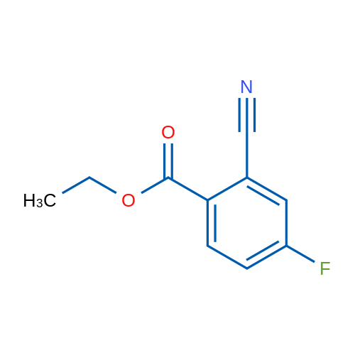 Ethyl 2-cyano-4-fluorobenzoate 1g