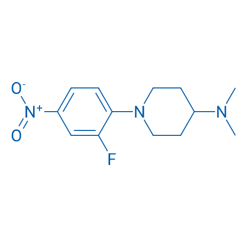 1-(2-Fluoro-4-nitrophenyl)-N,N-dimethylpiperidin-4-amine 1g