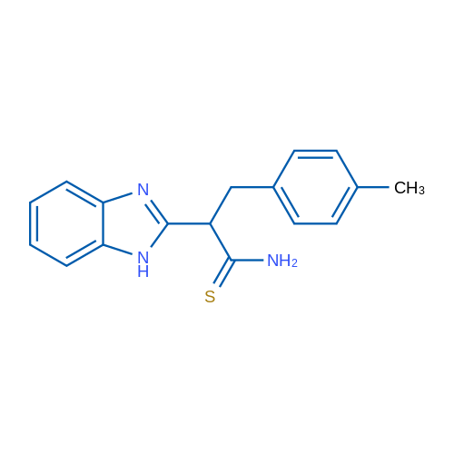 2-(1H-1,3-Benzodiazol-2-yl)-3-(4-methylphenyl)propanethioamide 1g