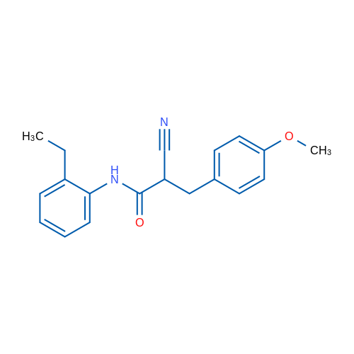 2-Cyano-N-(2-ethylphenyl)-3-(4-methoxyphenyl)propanamide 1g