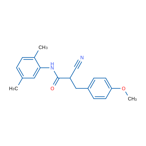 2-Cyano-N-(2,5-dimethylphenyl)-3-(4-methoxyphenyl)propanamide 1g