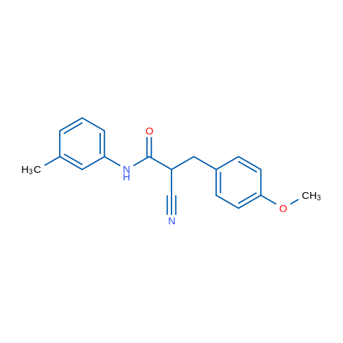 2-Cyano-3-(4-methoxyphenyl)-N-(3-methylphenyl)propanamide 1g