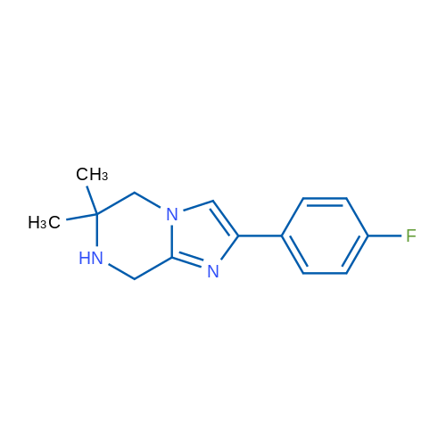 2-(4-Fluorophenyl)-6,6-dimethyl-5,6,7,8-tetrahydroimidazo[1,2-a]pyrazine 1g