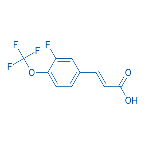 (E)-3-(3-Fluoro-4-(trifluoromethoxy)phenyl)acrylic acid 1g